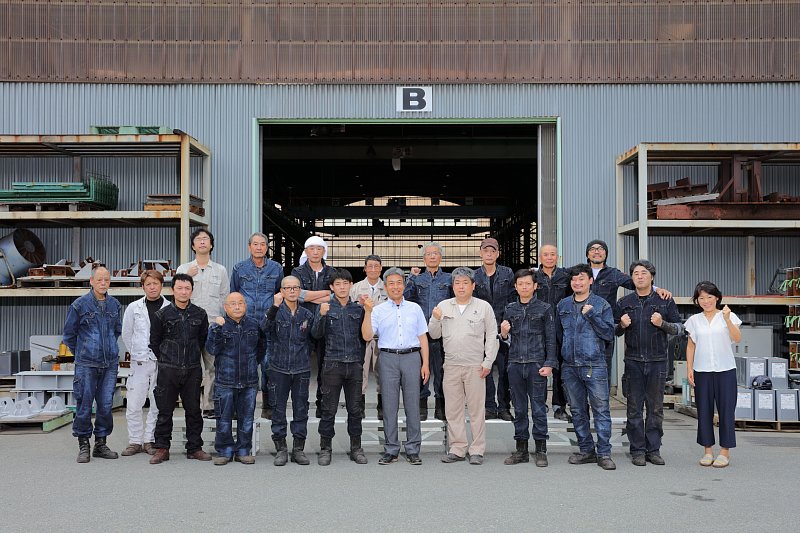 小田鉄工の社員大集合